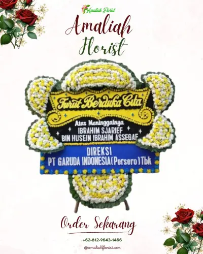 Papan Bunga Duka di Bonggoeya
