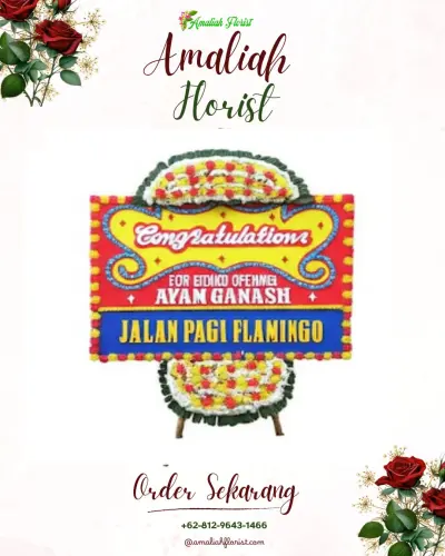 Bunga Papan Congratulation di Bonggoeya